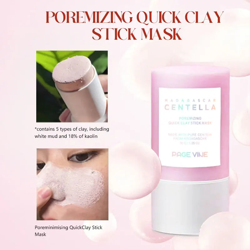 Pink Himalayan Mud Stick Mask – Pore Cleansing & Brightening