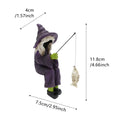 Halloween and Ghost Festival Fishing Witch Resin Handicraft Display Fishing Fish Tank Display Decoration Oasis Select Fishing witch