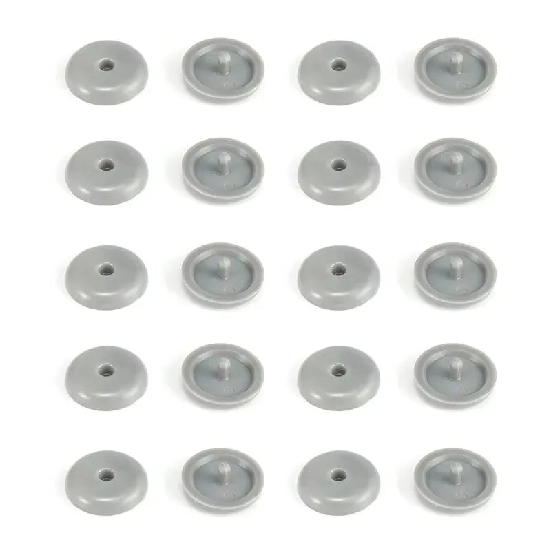 5/10/20pairs Car Safety Seatbelt Stopper Buckle Automobile Seat Belt Spacing Limit Stop Plastic Anti-slip Buttons Retainer Oasis Select 10 pairs Grey