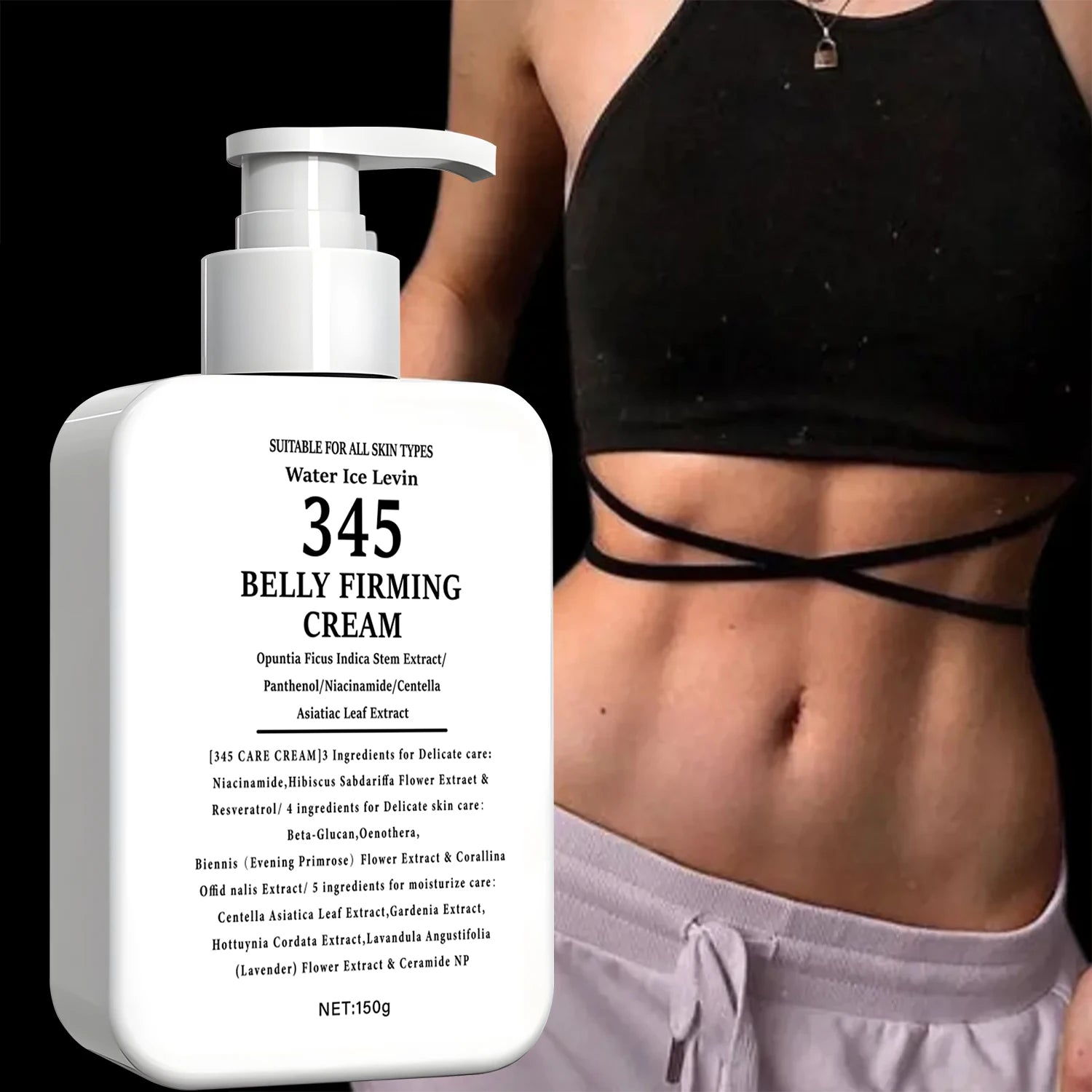 345 Belly Firming Cream – Niacinamide & Centella Body Cream Body Firming Cream Oasis Select