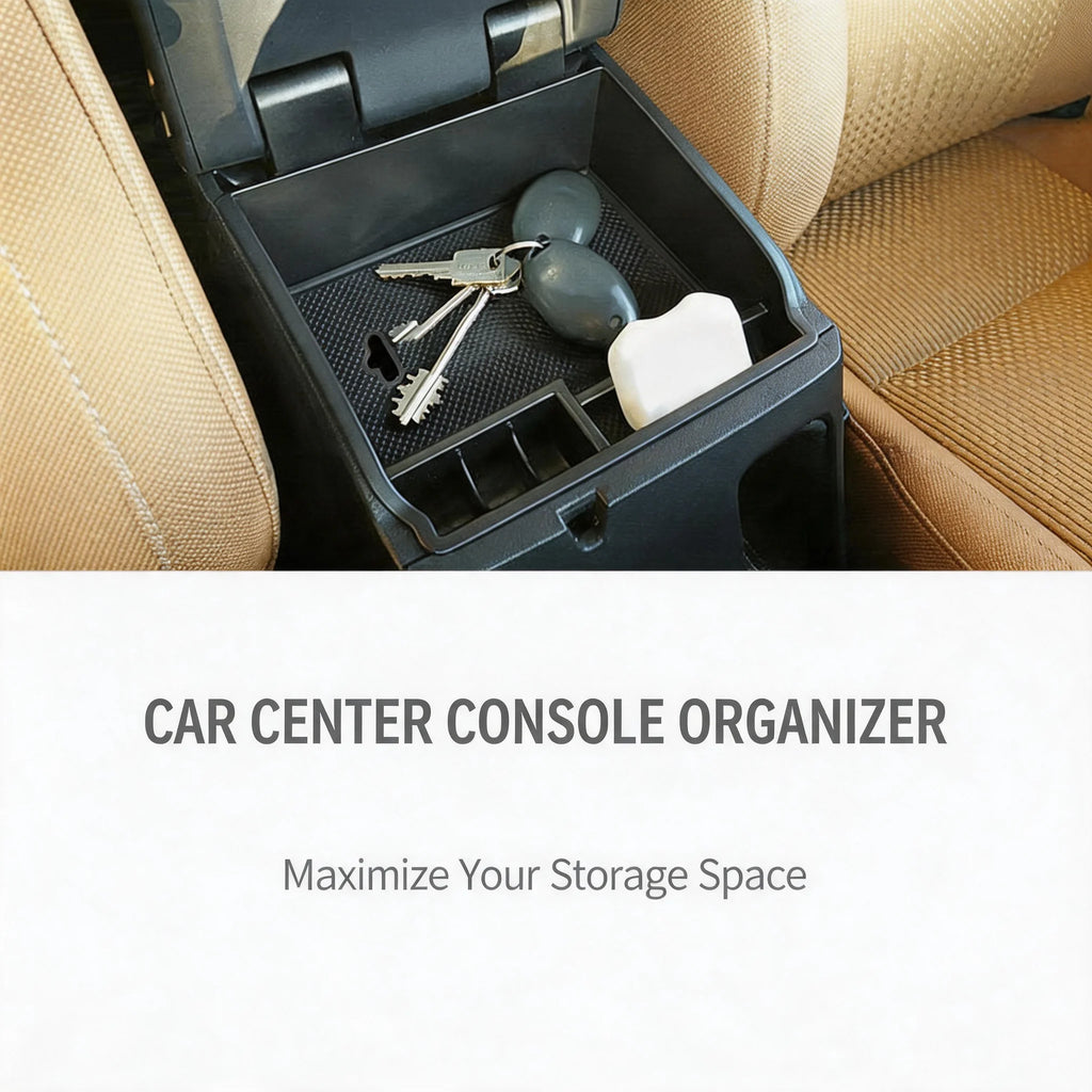 Center Console Organizer Container Car Armrest Storage Box Coin Tray for Hilux Fortuner 2015-2022 Car Interior Accessories Oasis Select