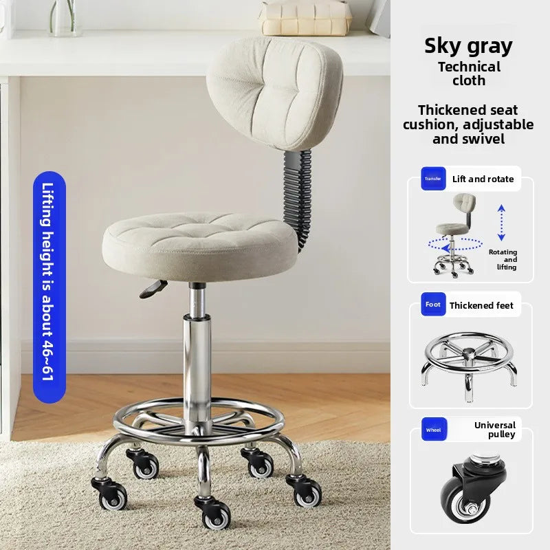 Makeup Stool Writing Study Chair Laboratory Pulley Office Chair Computer Chair Lifting Desk Chair Oasis Select 14