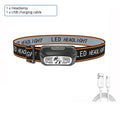 XPG Sensor Headlamp USB Rechargeable Induction Headlight Outdoor Waterproof Portable Night LED Camping Headlamp Built in Battery Oasis Select B3 Black