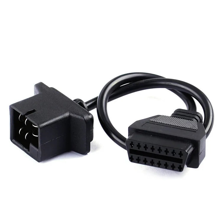 6-Pin OBD1 to OBD2 Adapter Cable for Chrysler Jeep Dodge OBD Diagnostic Adapter Oasis Select For Chrysler 6 Pin