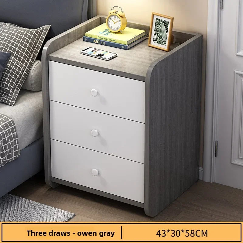 Multi-functional Household Goods Bedside Table Small Storage Locker Bedroom Bedside Gap Small Cabinet Oasis Select