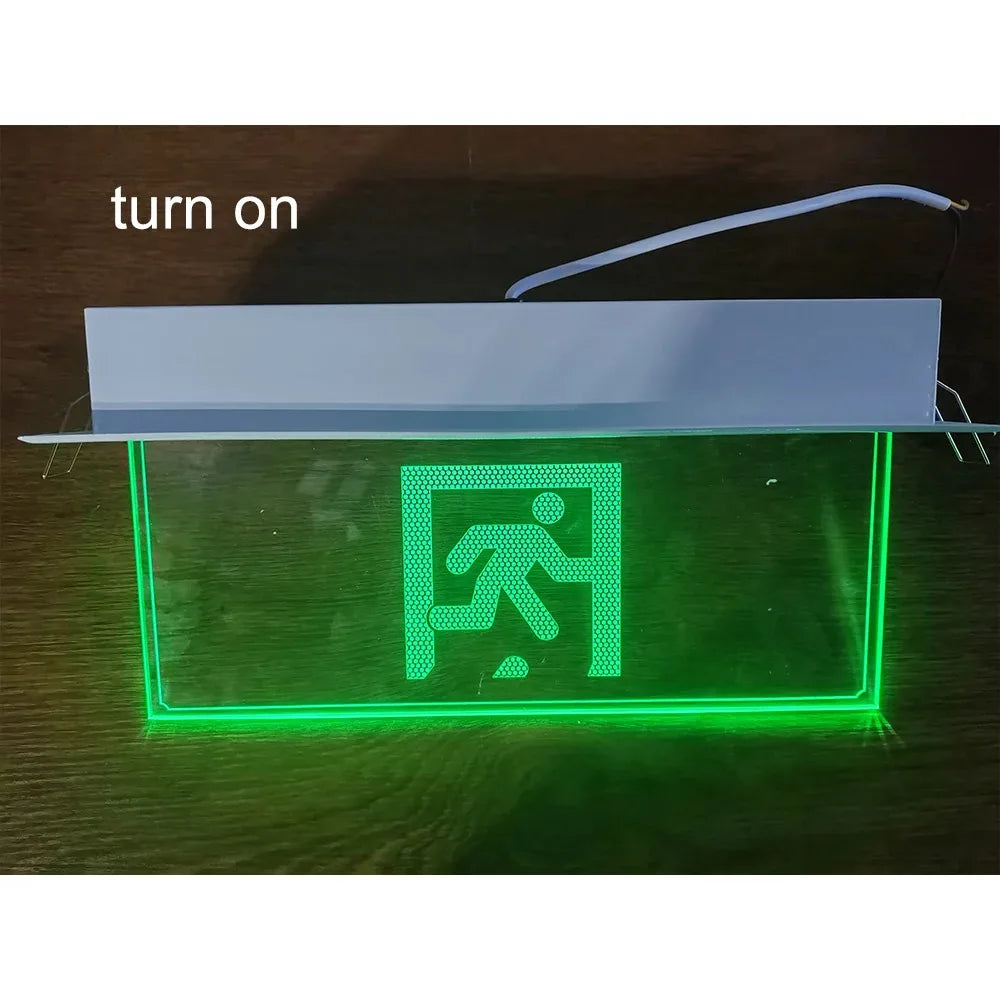 SHINEKNOT Ceiling Emergency Exit Light | LED AC 85-265V