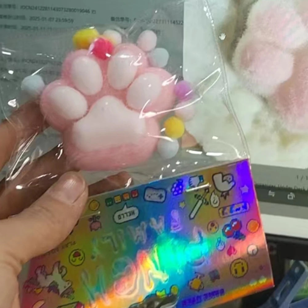 New Cat Paw Mochi Taba Squishy Fidget Toy Cute Cat Paws Toys Slow Rebound Decompression Toy Super Soft Reduce Stress Toy Gifts ﻿ Oasis Select