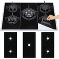 1 Set 5-Hole Gas Stove Pad Protective Cover Kitchen Cleaning Anti-dirty Non-stick Pad Reusable Stovetop Scratch Protector Pads Oasis Select Default Title
