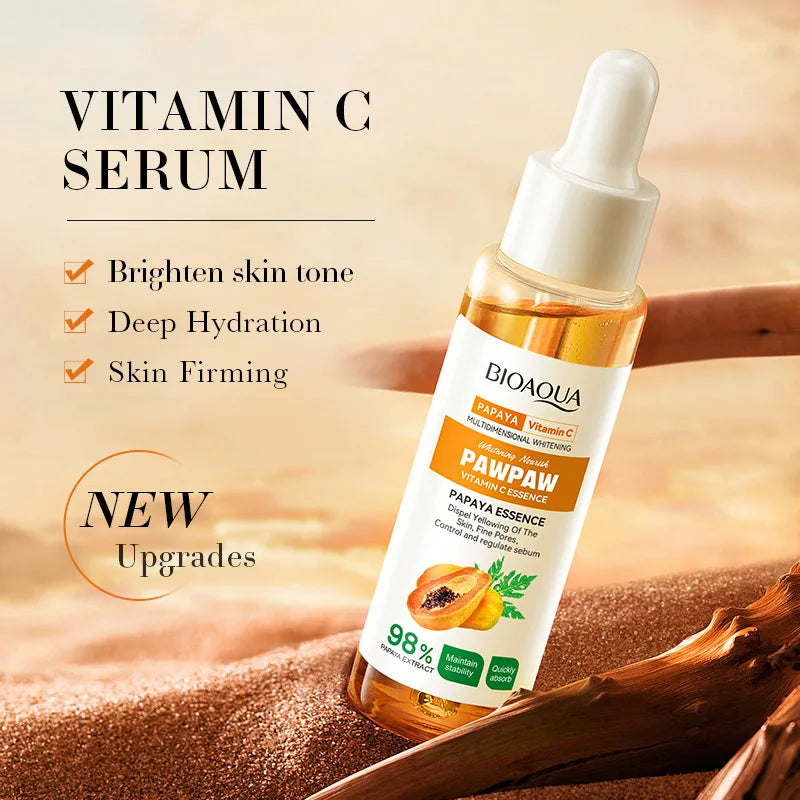 Papaya VC Brightening Face Serum – Dark Spots & Glow 30ml Brightening Face Serum Oasis Select