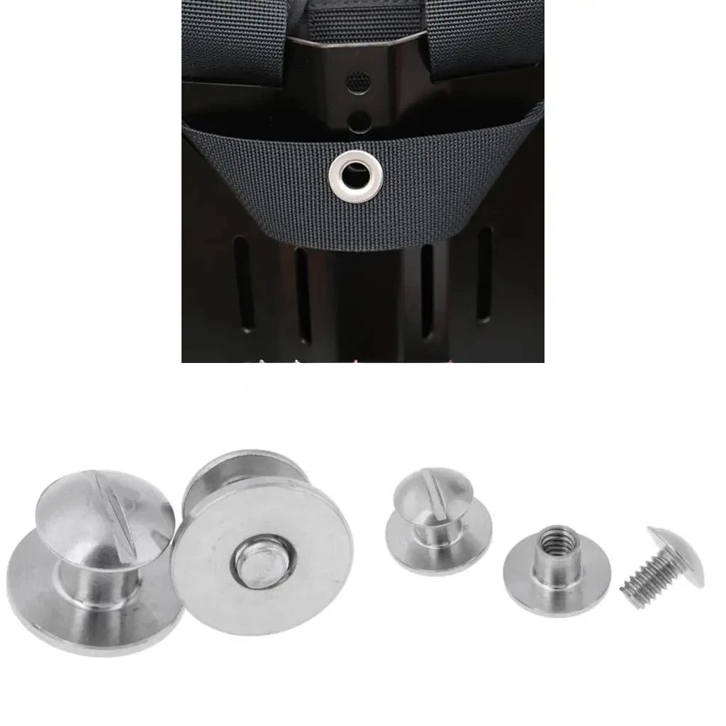 Scuba Diving Backplate Pad BCD Screw Diving Harness 316 Stainless Steel Assembly Screw Oasis Select
