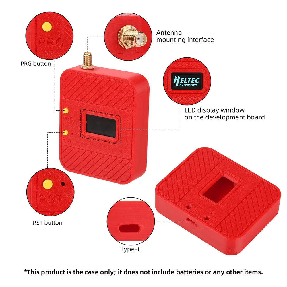 Case Kit Expansion Shell for Heltec WiFi LoRa 32 V4 For Arduino IoT LoRaWAN Without V4 Board and Battery Oasis Select