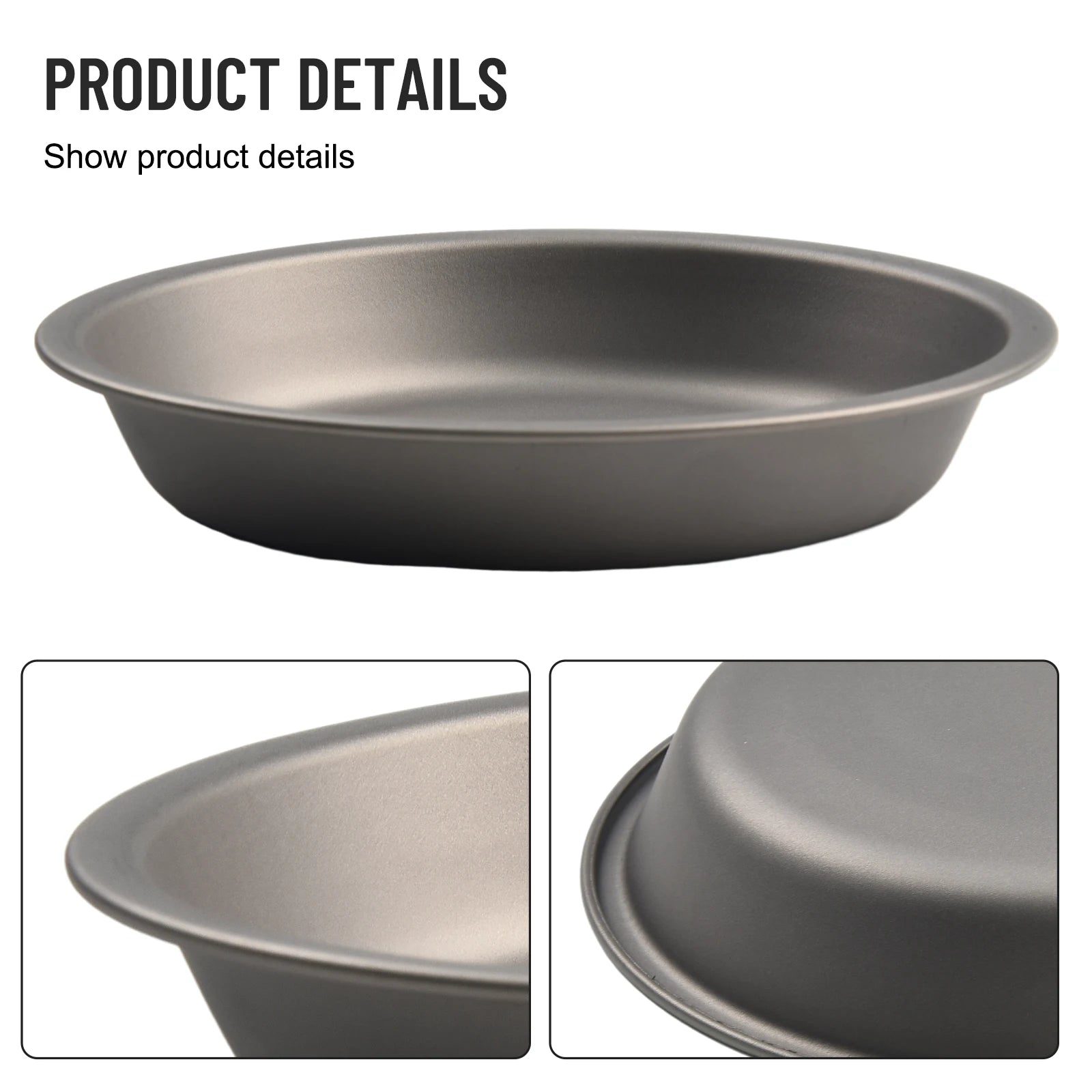 1pc Camping Hiking Bowl Dish Plate 5.5*1.0" Titanium Outdoor Pan Tableware Cookware For Food Fruit Sauce Garden Indoor Tools Oasis Select