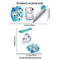 Funny Cute Cartoon Penguin Toilet Decal Stickers Waterproof Self Adhesive Removable for Bathroom Aesthetic Decor Oasis Select 1pcs
