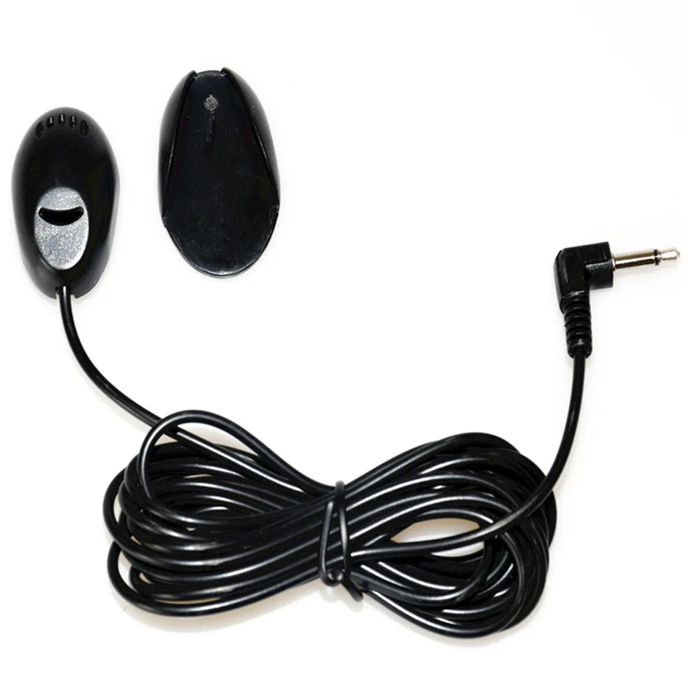 Car Audio Microphone 3.5mm Wired Clip Mic for DVD Radio – 3m