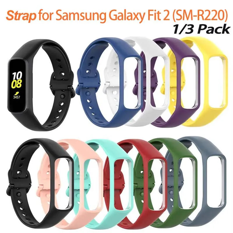 Silicone Band Strap for Samsung Galaxy Fit 2 SM-R220 Smartwatch Band Oasis Select
