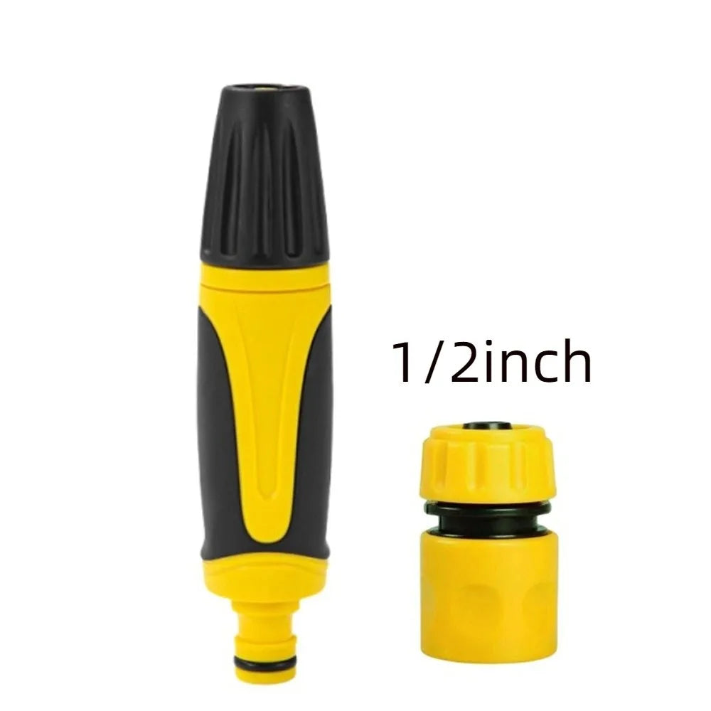 Gardening Tools Adjustable High Pressure Nozzle Pipe Fittings Plastic Garden Watering Nozzle Portable Hose Nozzle Pet Washing Oasis Select Style 1