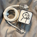 Emoji TPU Cable Protector for iPhone 15 14 13 Pro Max | PD Fast
