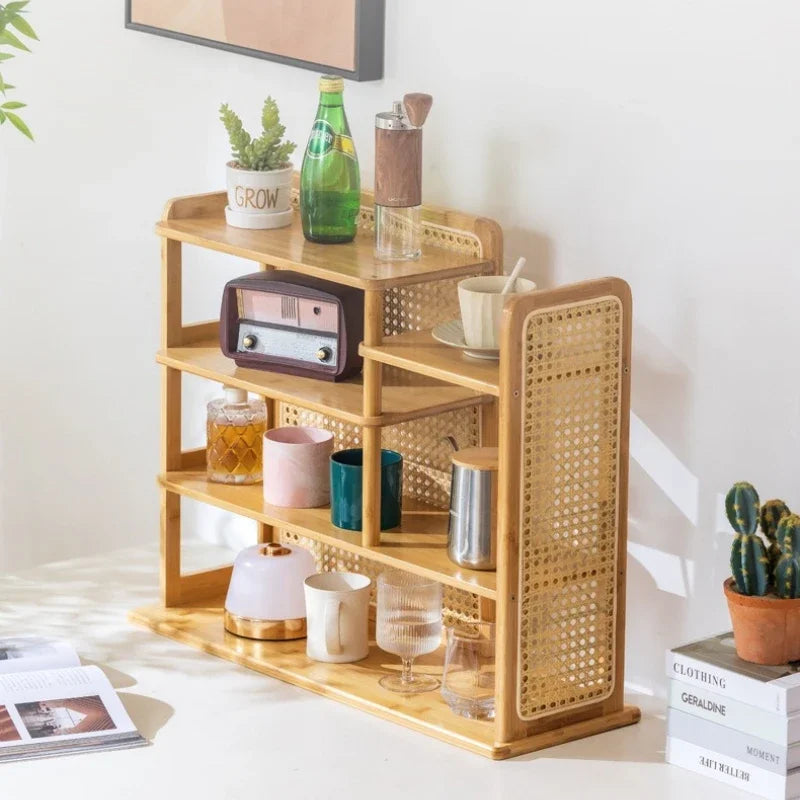 Desktop cup holder Multi-layer teacup water cup grid holder Mark coffee cup display rack Premium cup storage rack Oasis Select