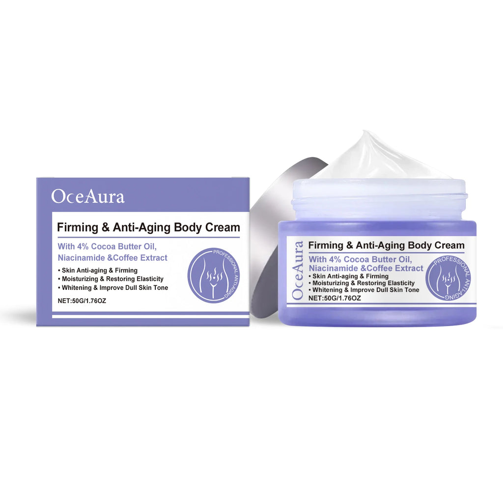 Firming Neck Cream Anti-Aging Smoothing Wrinkles Fine Lines Improves Crepey Skin Moisturizing Hyaluronic Acid Tightening Lotion Oasis Select 50g boxed