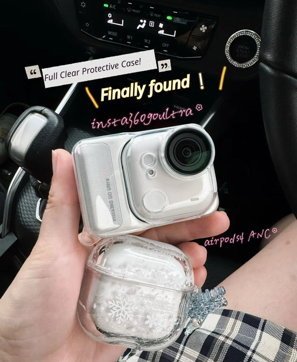 Insta360 Go Ultra TPU Case + Lens Cap & Anti-Lost Rope