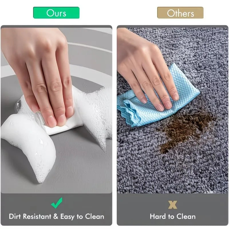 Quick Dry Crystal Velvet Kitchen Mat Easy to Clean Thick Soft Floor Mat for Kitchen Bathroom Hallway Entryway and Laundry Oasis Select