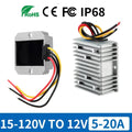 120V 100V 96V 84V 72V 60V 48V 24V to 12V 15A 20A 5A 10A DC Buck Converter Power Regulator Step Down Voltage Car CCTV Oasis Select DC 36V 48V (20-60V) DC 12V 5A