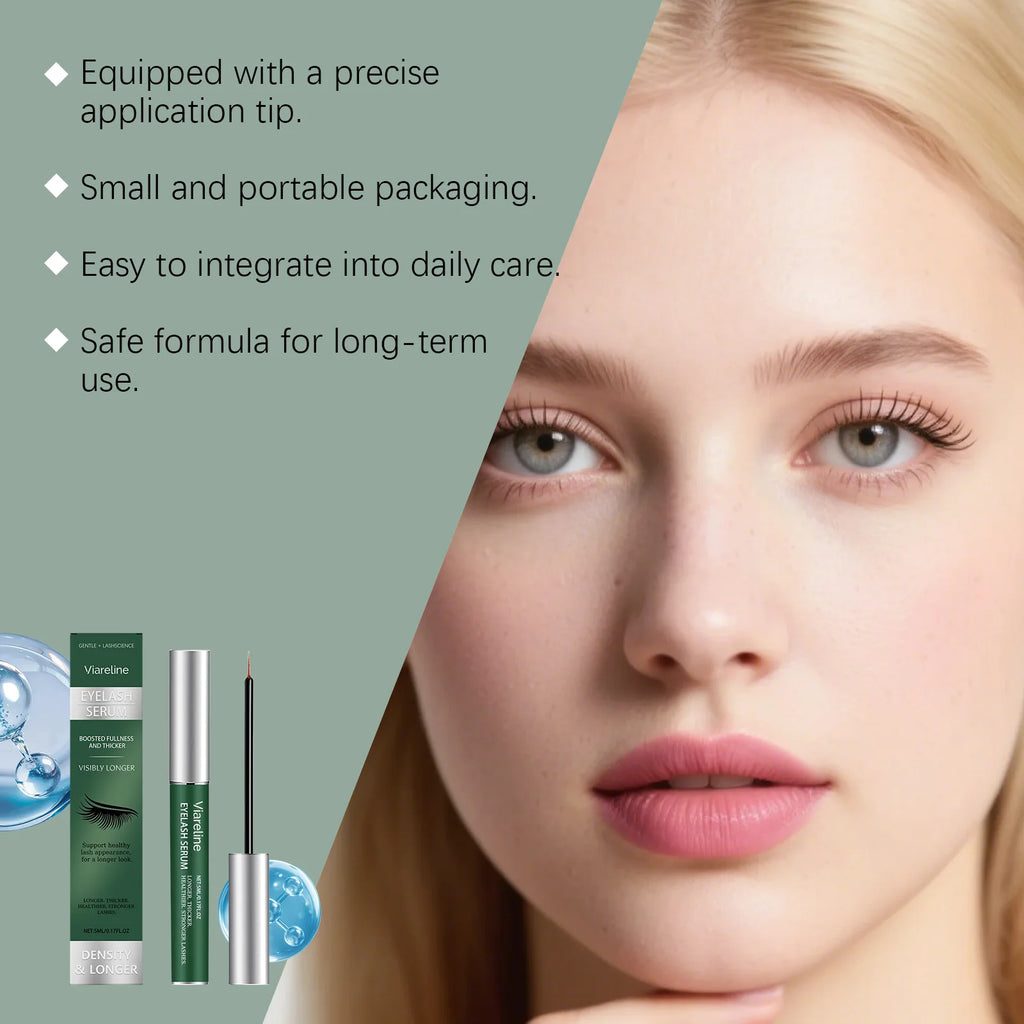 Viareline Eyelash & Eyebrow Growth Serum | Fuller Thicker Lashes
