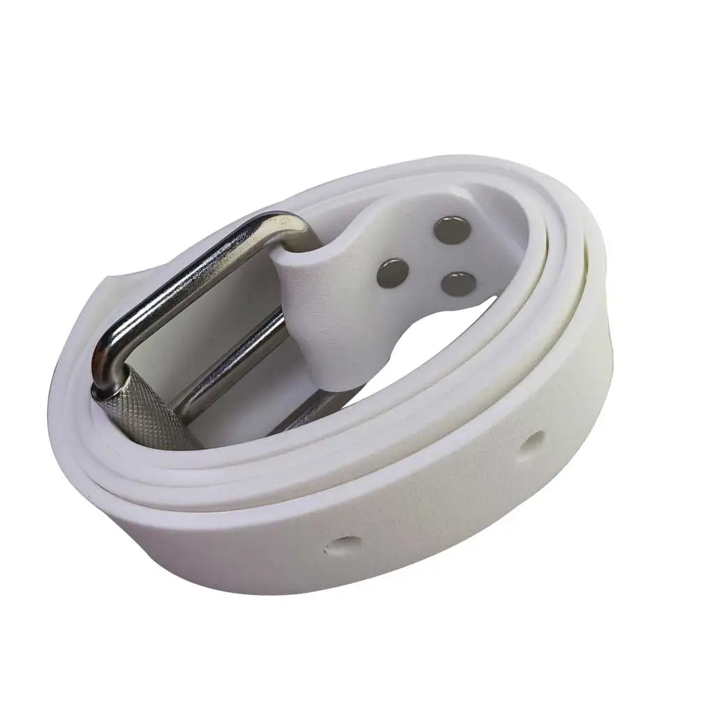 1.3M Cutable Diving Silicone Gel Rubber Weight Belt Spearfishing Freediving Stretchable Smooth Finish Waist Weight Belt Oasis Select WHITE