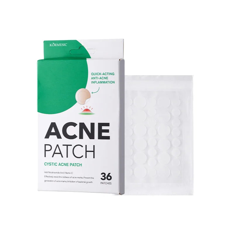 20/36pcs Acne Patches Hydrocolloid Invisible Pimple Patch for Face Fast Healing Spot Treatment Stickers for Overnight Makeup Oasis Select Green-36 PATCHES