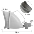 1pc Sale Portable Urine Toilet Aid Car Travel Outdoor Adult Urinals For Man Woman Children Potty Funnel Peeing Camping Toilet Oasis Select white