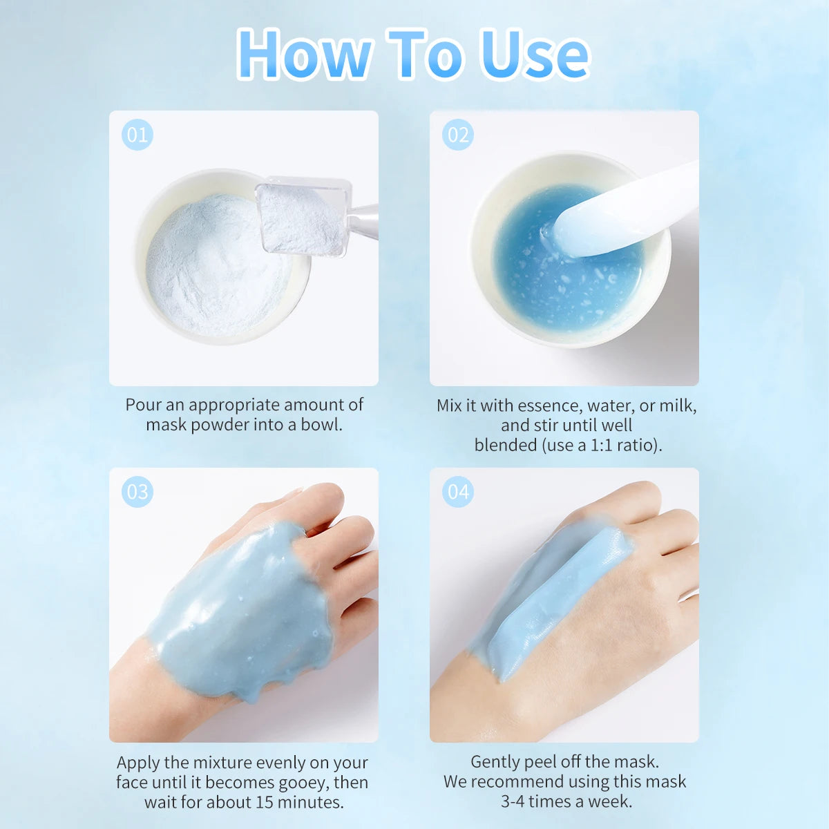 Rose Jelly Peel-Off Face Mask – Hydrating Gel Skin Treatment Peel-Off Face Mask Oasis Select