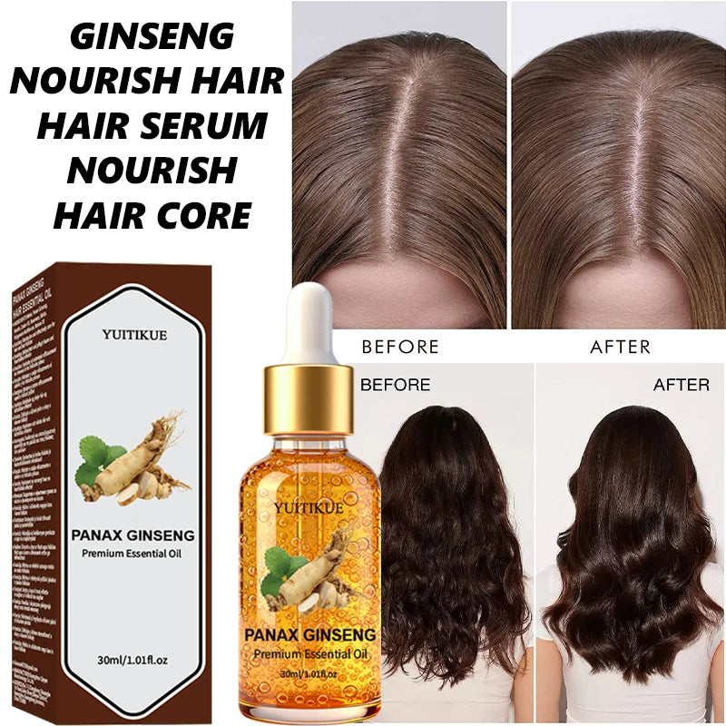 YUITIKUE Ginseng Hair Oil – Biotin, Rosemary & Batana Oil 30ml