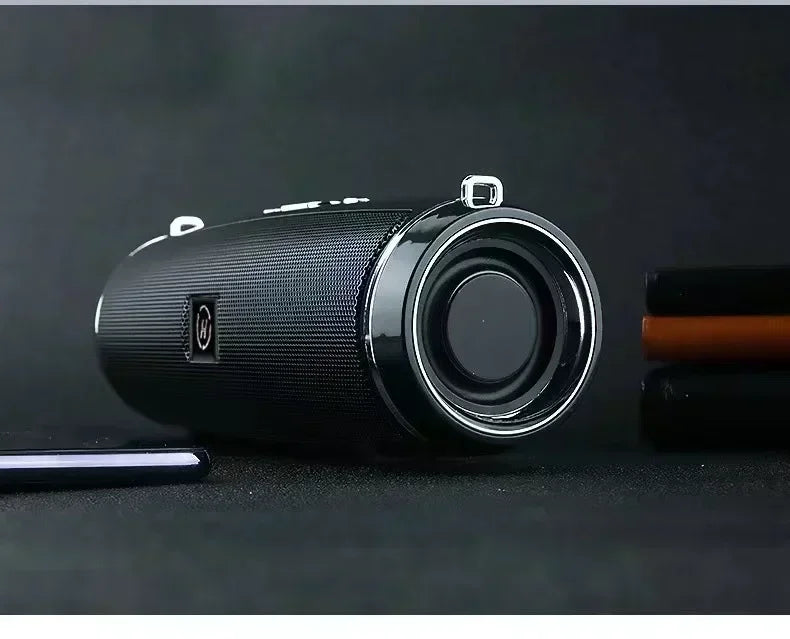 Portable Bluetooth Speakers Mini Wireless High Fidelity Surround Sound Subwoofer Outdoor Waterproof Camping Party Loudspeaker Oasis Select black