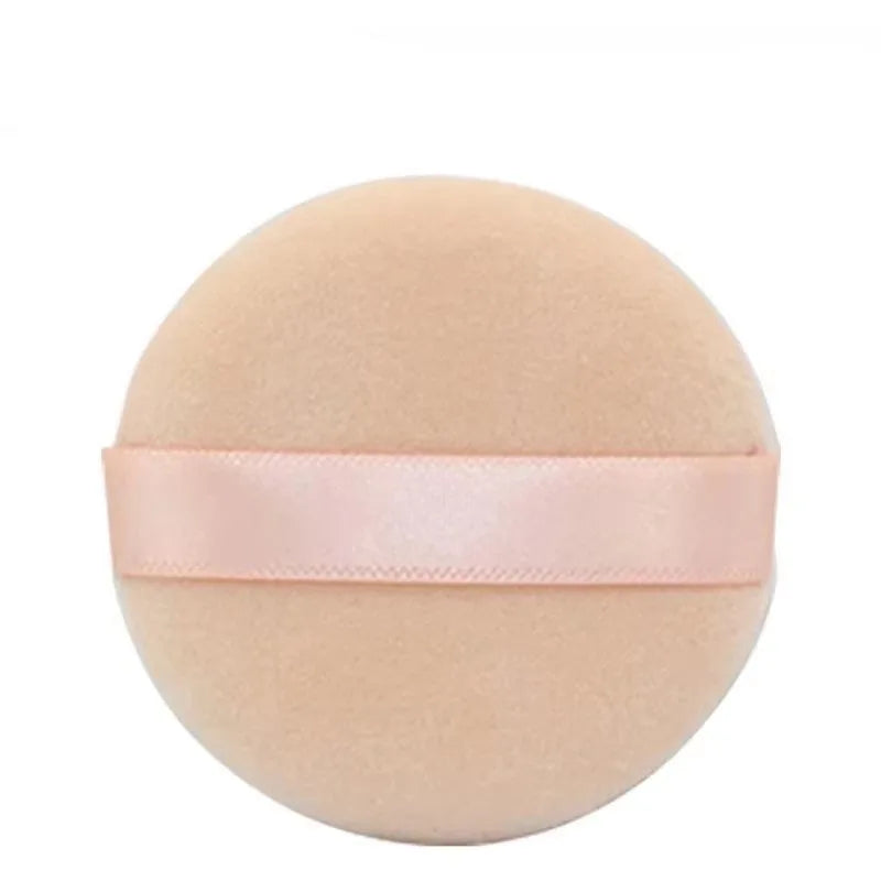 1/2/3/4pcs Soft Velvet Makeup Sponge Loose Powder Cosmetic Puff Double-sided Face Makeup Sponge Concealer Wet Dry Makeup Tools Oasis Select 1pcs-Beige