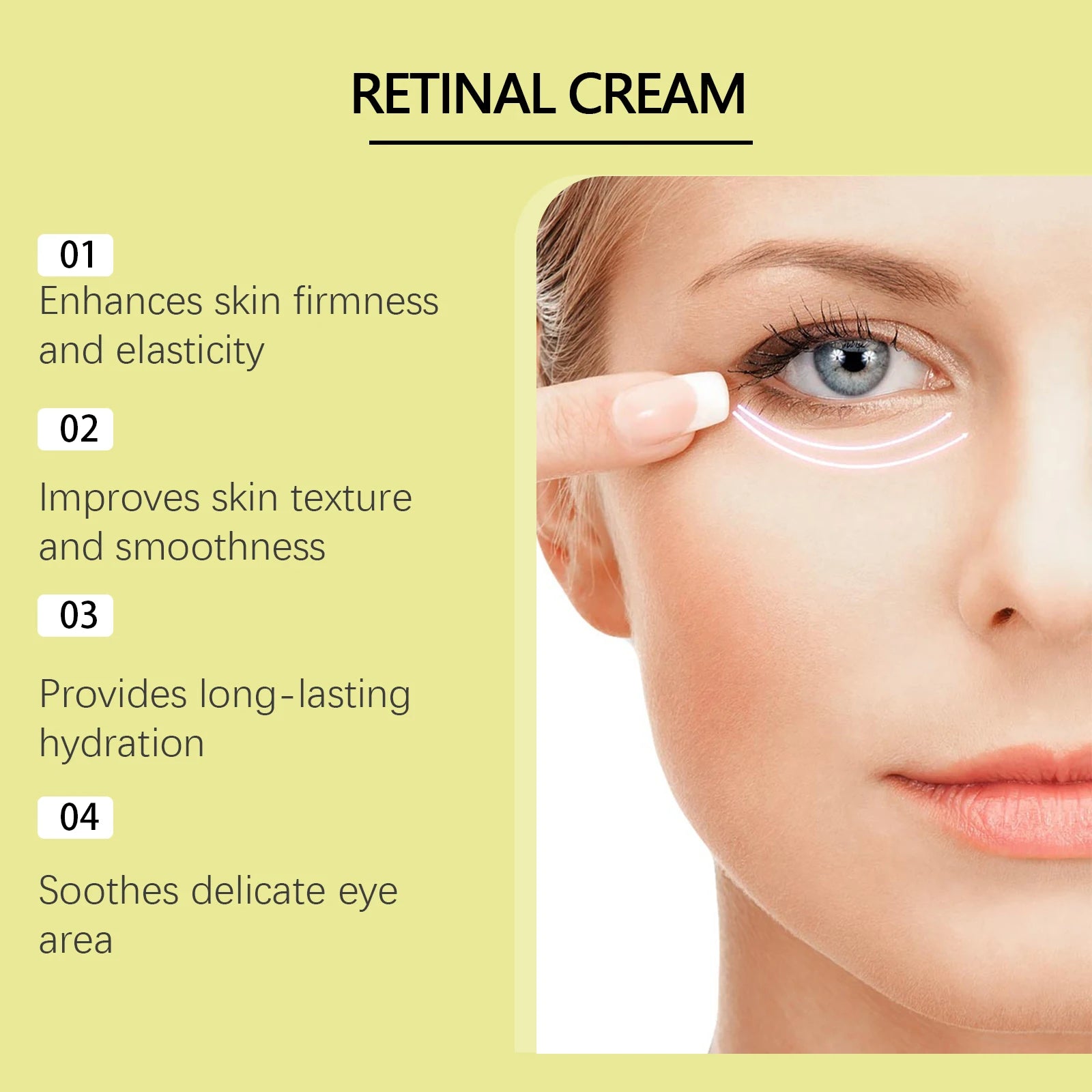Hoygi Retinol Eye Cream – Dark Circles, Firming & Hydrating 15g