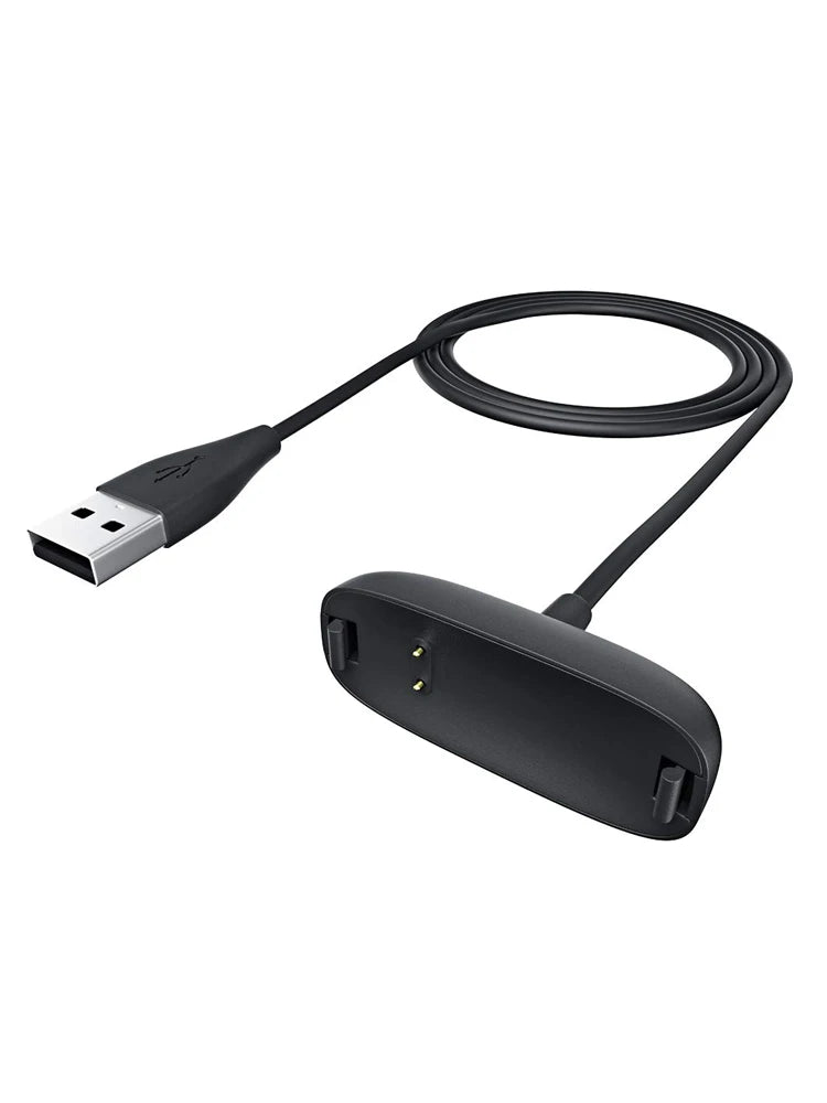 USB Charger for Fitbit Inspire 1/2/3 & Ace 3 – Fast Replacement Smartwatch Charger Oasis Select Black inspire 2
