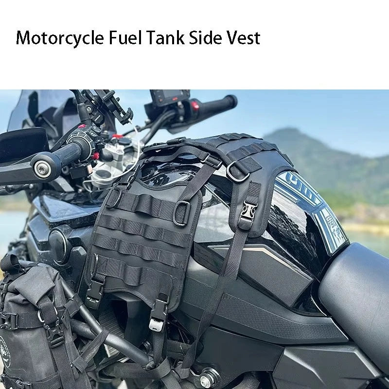 Motorbike Fuel Tank Side Bag Universal Mounting Base Front Load Saddle Bag Hanging Base for Motorcycle Accessories Oasis Select