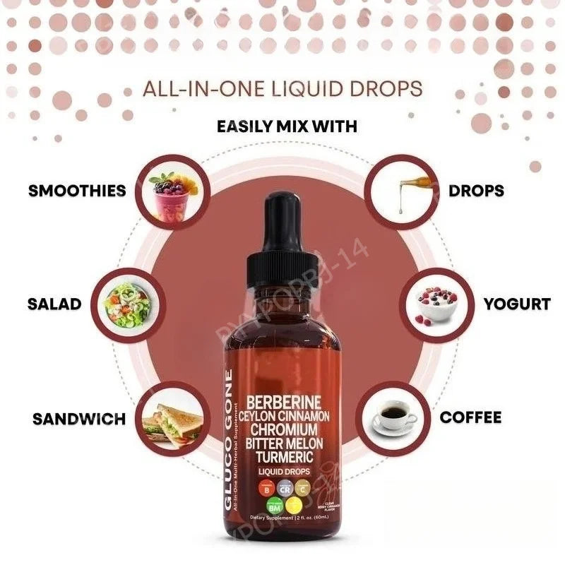 Organic Ceylon Cinnamon & Turmeric Drops – Non-GMO, Vegan Herbal Liquid Drops Oasis Select