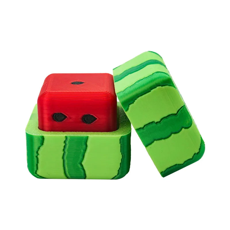 1Pcs Summer Themed Watermelon Dice Unique Design Fun Party Games for Drinking Games Safe Material Entertainment Oasis Select