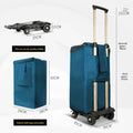 Multi-functional Portable shopping cart folding trolley household trolley luggage cart trolley Oasis Select blue