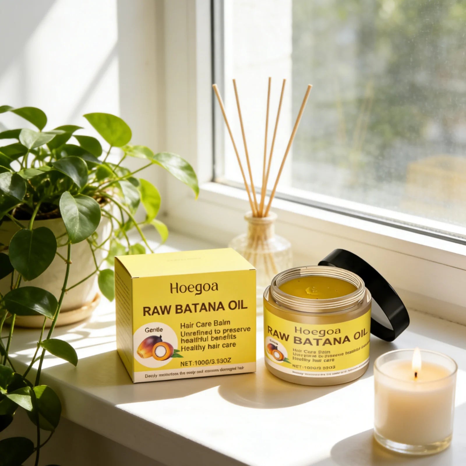 Hoegoa Batana Oil Hair Balm – Moisturizing Repair Serum 100g Hair Treatment Balm Oasis Select