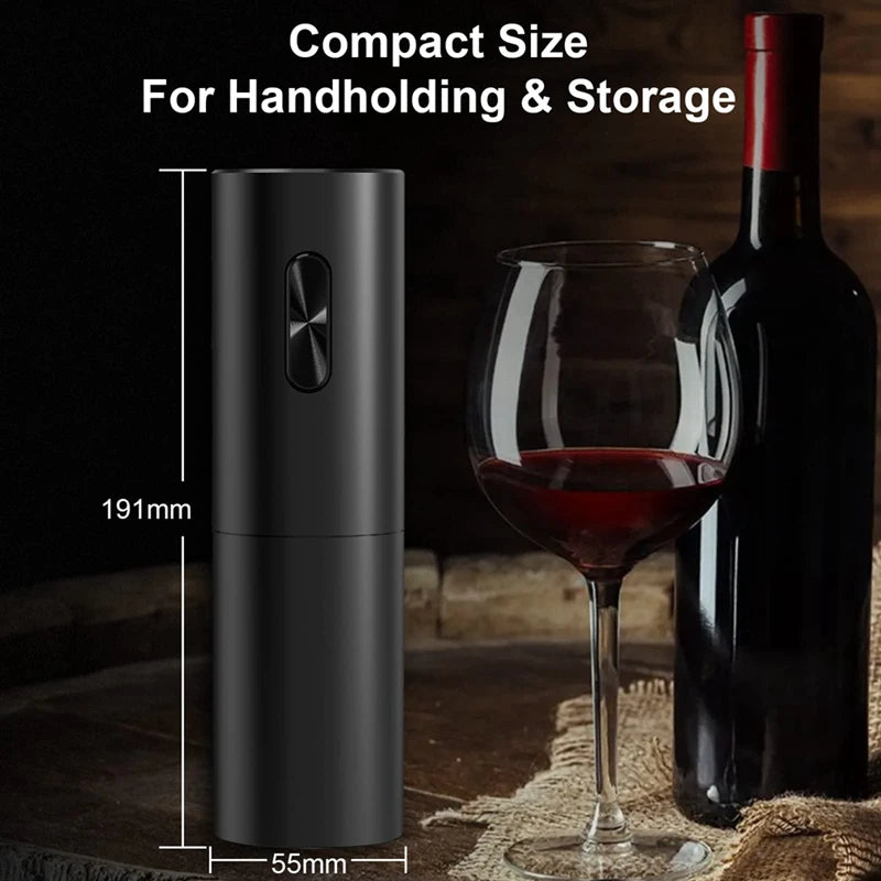 Electric Wine Opener Reusable Automatic Wine Opener Accessories For Wine Lovers Gift Home Kitchen Party Bar Wedding Oasis Select