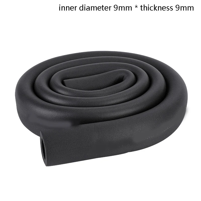 1.8M Rubber Foam Pipe Insulation Sleeve | Waterproof & Thermal