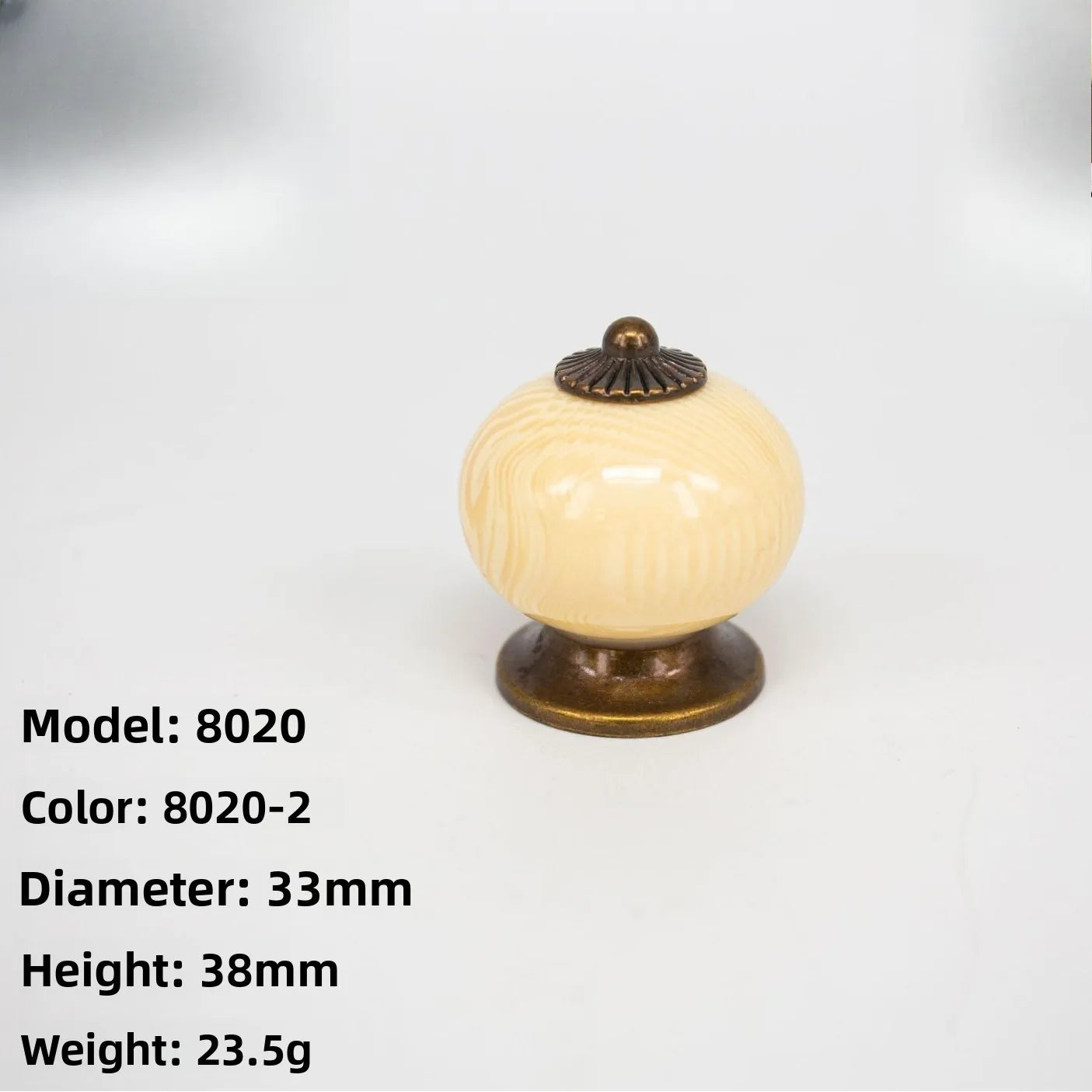 2pcs Vintage Furniture Handle Door Knobs Drawer Cupboard Pull Handle Pumpkin Oasis Select 2 PCS B