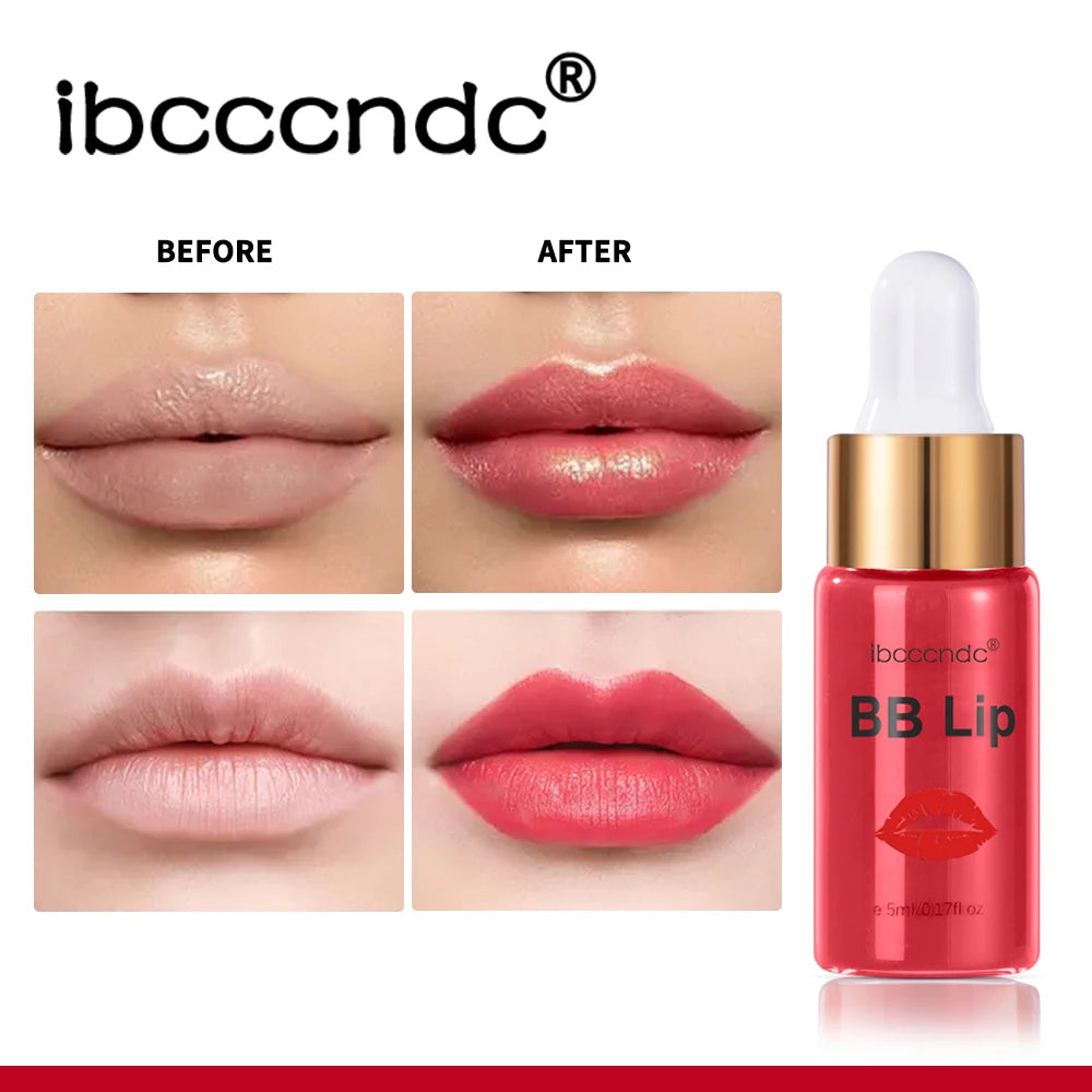BB Lips Ampoule Serum Starter Set Semi-Permanent BB Lip Gloss Tinted Pigment Lasting Moisturizing For Lip Care Korea Glow Oasis Select
