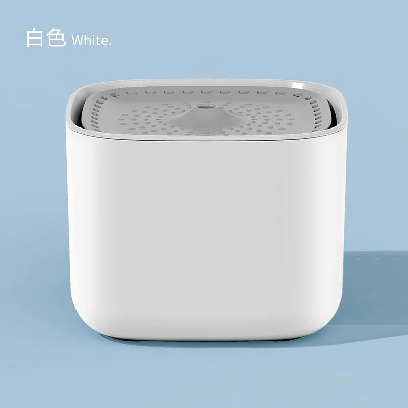 The Cat Water Dispenser Automatically Filters Flowing Fresh Water and Is A Large-capacity Intelligent Dog Pet Water Dispenser Oasis Select off-white Upgraded version