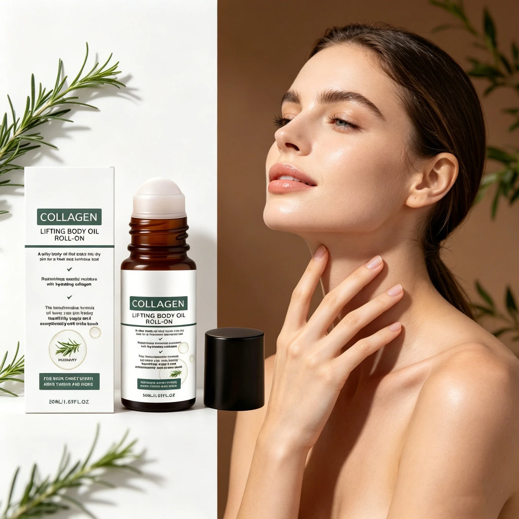 Roll-On Lifting Body Oil Rollerball Massage Nourish Moisturizing Improve Dry Rough Tighten Skin Care Hydrating Firming Body Oil Oasis Select