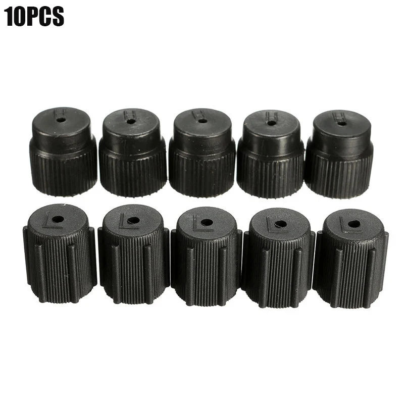 Hot 10Pcs/Set R134a Cap A/C Cap 13mm And 16mm Car Air Conditioning Service AC System Charging Port Caps Low Side And High Side Oasis Select 2