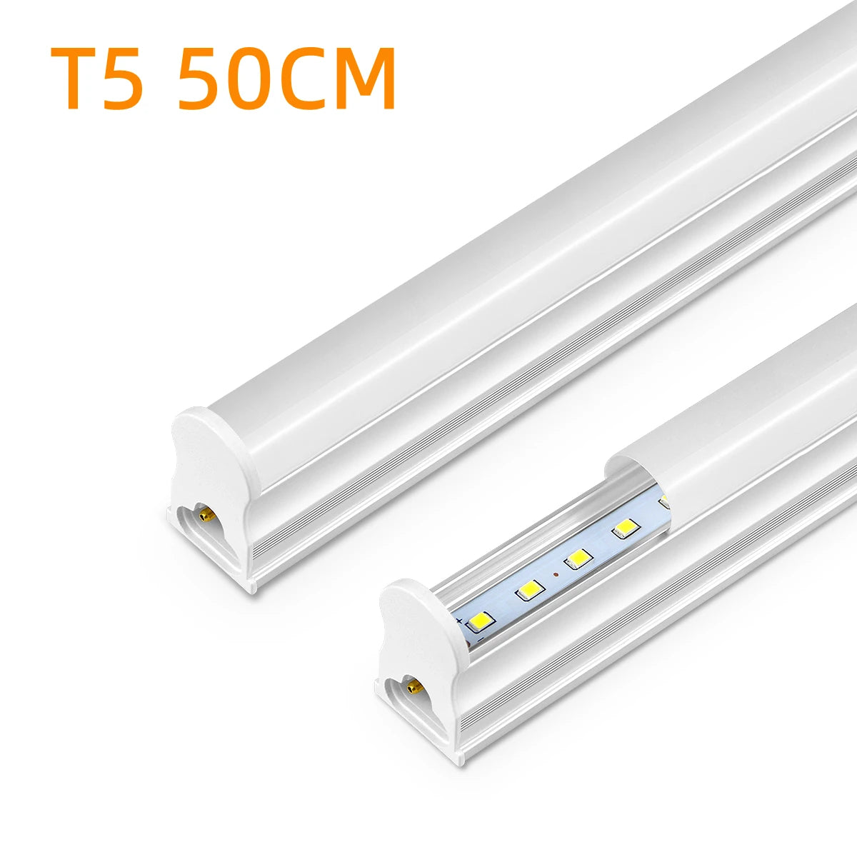 15W T5 LED Tube Light 50cm, Energy-Saving 50%, No Flicker, 3 Colors, Instant On, for Home/Office/Shop, 50K Hours Long Life Oasis Select