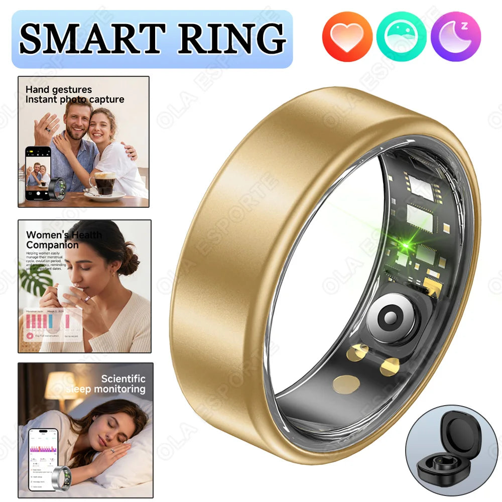 Smart Ring Heart Rate SpO₂ Sleep Tracker | IP68 Unisex